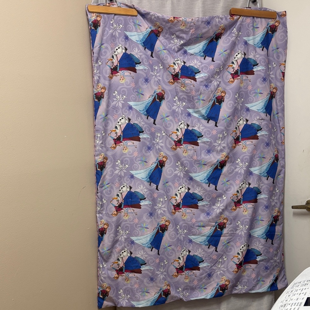 Handmade Frozen Anna Elsa Olaf  Toddler Bedding Quilt Throw Blanket